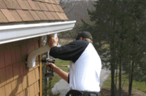 Install Rain Gutter