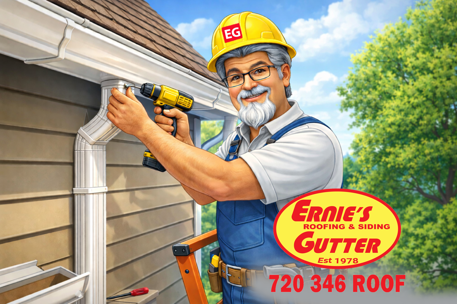 Roof repair and gutter drainage protection for Denver homes